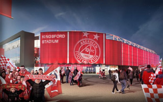 Aberdeen: Celtic and Hearts support Aberdeen's stadium scheme