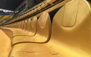 China: Gold paint to change stadium's feng shui