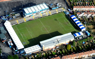 Subbuteo and Bristol Rovers fan recreates Memorial Stadium