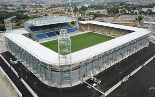 Italy: That's some temporary stadium!