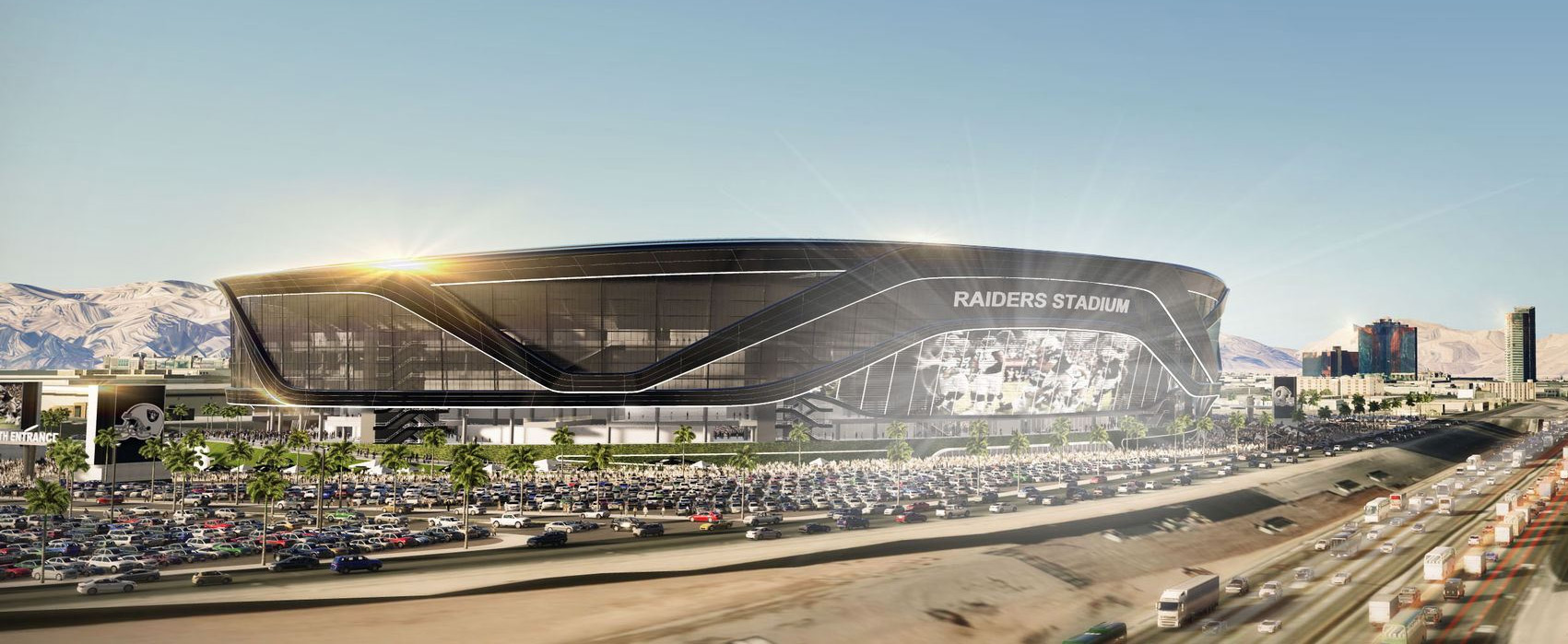 Oakland Raiders Break Ground in Las Vegas for New Stadium, 2017-11-01, ENR