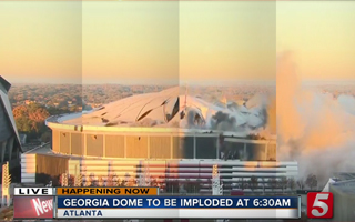 Atlanta: Georgia Dome gone in 12 seconds