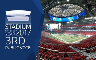 Stadium of the Year 2017: Public Vote 3rd Place – Mercedes-Benz Stadium