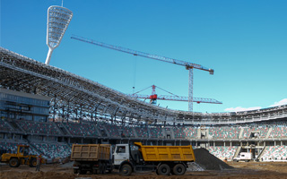 Belarus: Stadion Dinama structurally complete