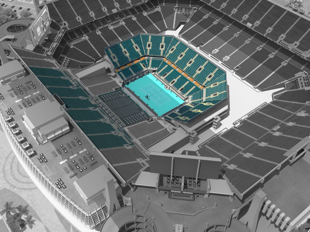 Miami Open tennis tournament moves to Dolphins' NFL home