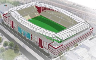 New design: Easy, it's only a training stadium