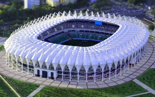 Uzbekistan: Beautiful stadium but an empty one, too