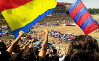 Bucharest: Beautiful farewell by Steaua fans