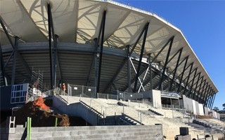 Australia: Western Sydney Stadium suffers from flood