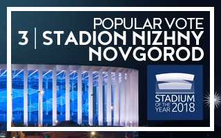 Stadium of the Year: Popular Vote – 3rd | Stadion Nizhny Novgorod