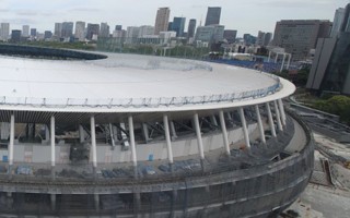 Tokyo 2020: Olympic Stadium's roof complete