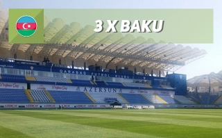 New stadiums: Baku, Baku, Baku