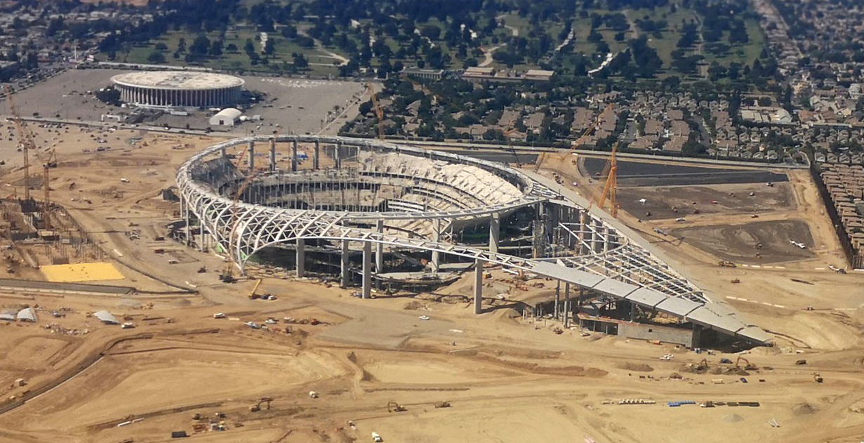 SoFi naming rights for Los Angeles stadium for the Rams and Chargers