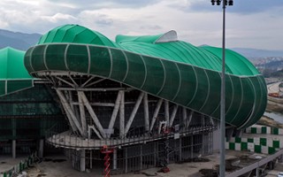 Turkey: Bursa's crocodile head finally being finished