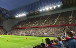 Liverpool: The Reds reveal new Anfield Road Stand