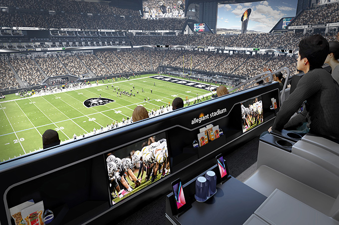 Allegiant Stadium includes a sports betting lounge when it opens