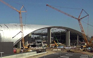 Los Angeles: SoFi Stadium progress at over 85%