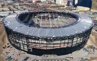 Raiders' stadium roof leaks amid rainstorms in Las Vegas; UNLV game delayed