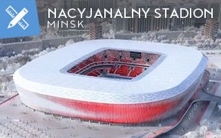 New design: This is Minsk's national football stadium