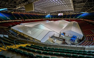 COVID-19 crisis: First patients admitted to Principality Stadium