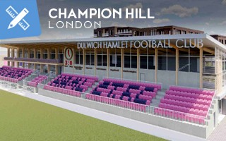 New design: The new Champion Hill in London