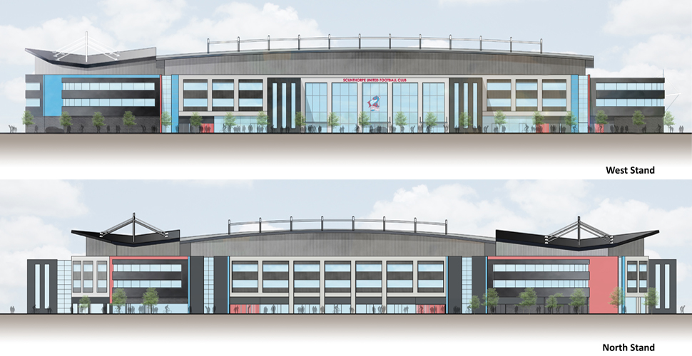 Scunthorpe United Stadium at Glanford Park