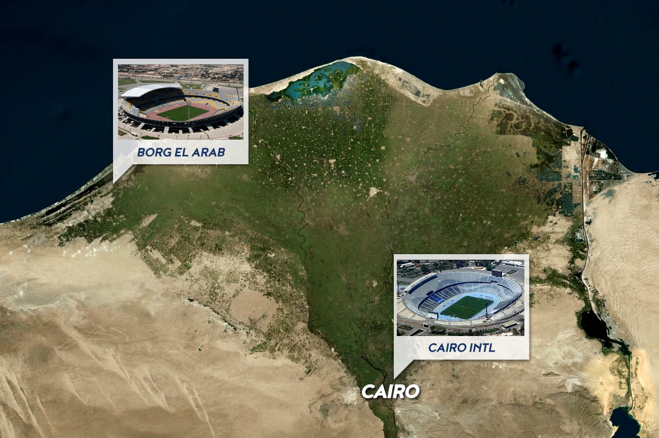 Cairo International Stadium vs. Borg El Arab Stadium