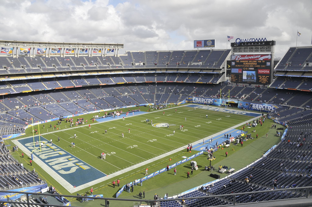 Qualcomm Stadium, San Diego Chargers football stadium - Stadiums of Pro  Football