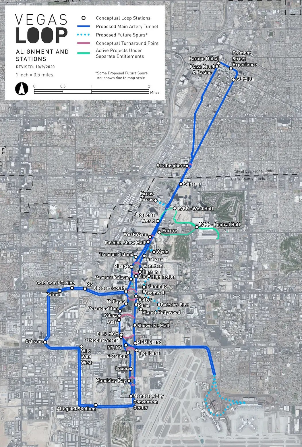Vegas Loop, connection between Allegiant Stadium and other parts of the city