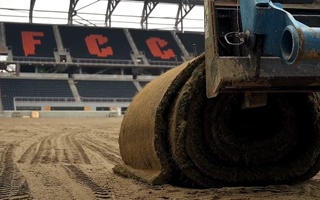 Ohio: West End Stadium's turf delivered