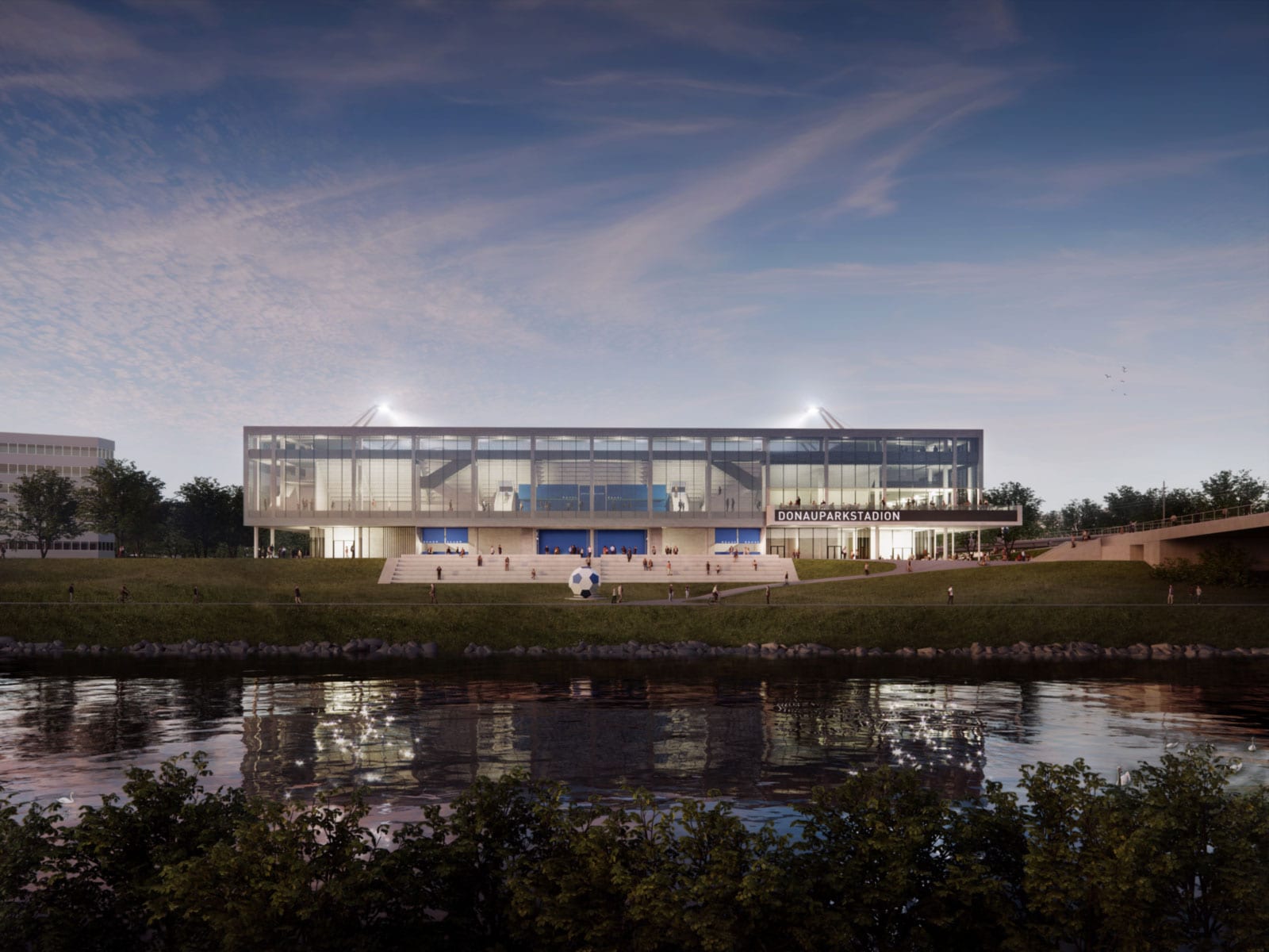 Donaustadion, Bleu-Weiss Linz