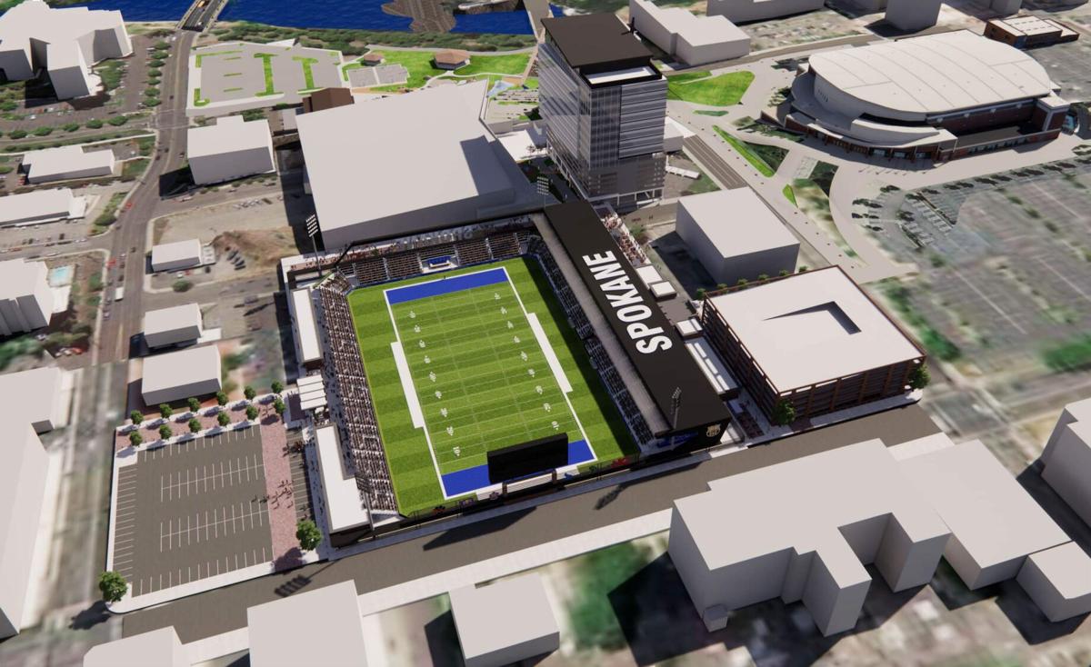 Atlanta United release rendering for USL soccer layout at Coolray Field, Professional