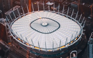 Vancouver’s downtown waiting for BC Place to reopen