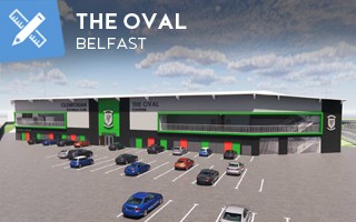 New design: Belfast’s Oval will no longer be an oval