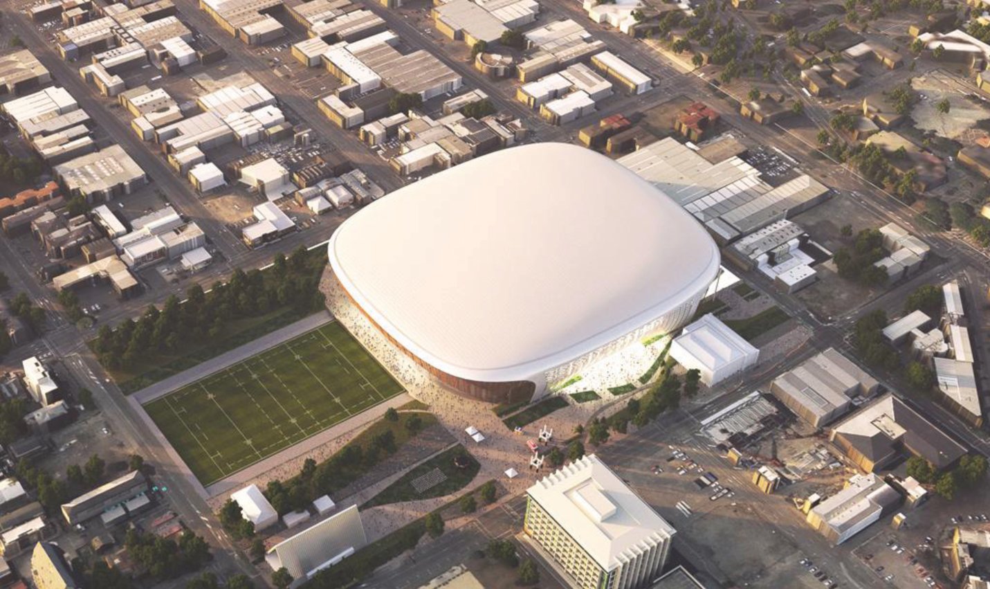 Christchurch new domed stadium