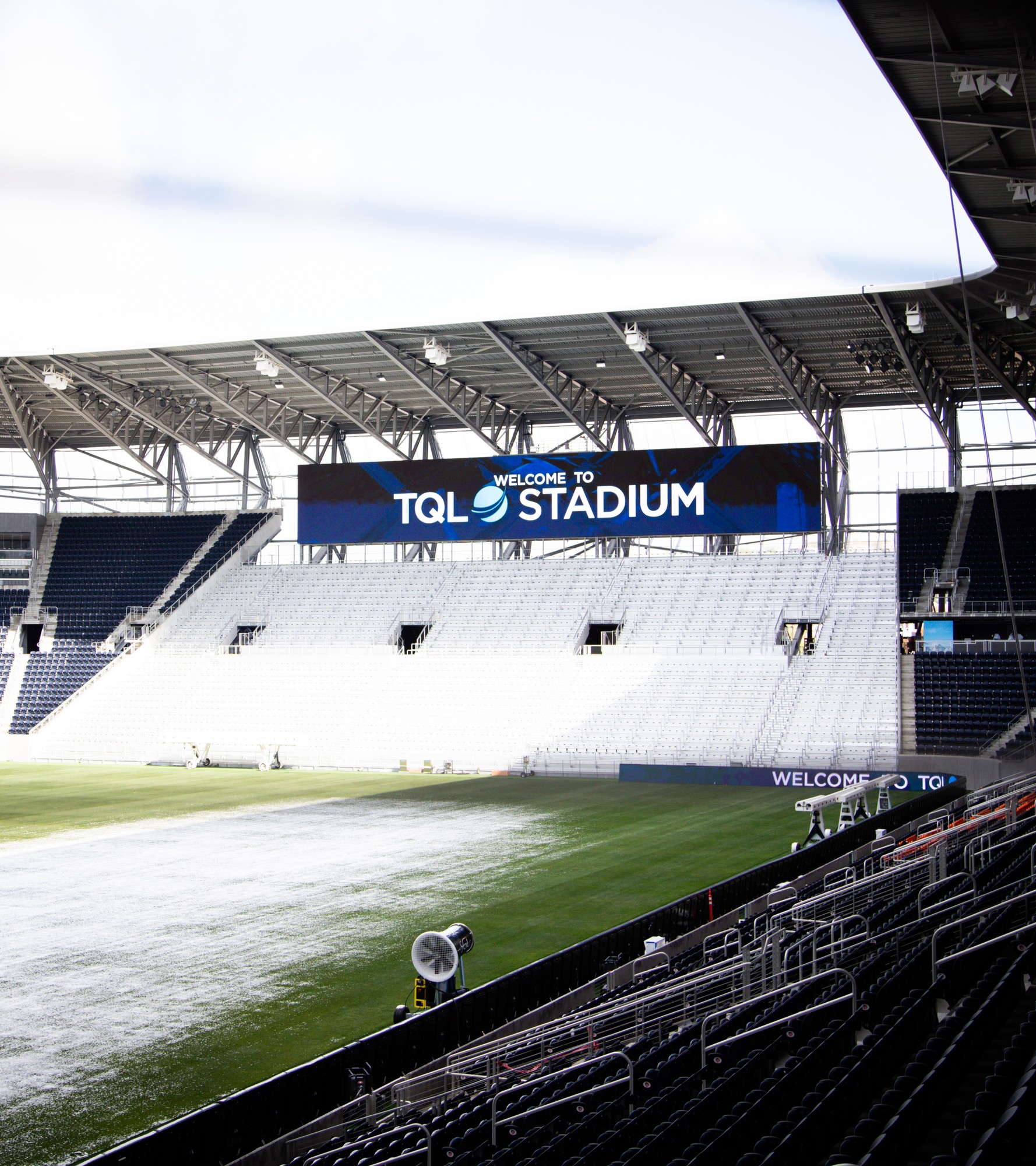 FC Cincinnati Staidum, West End. Official naming rights contract signed, now TQL Stadium