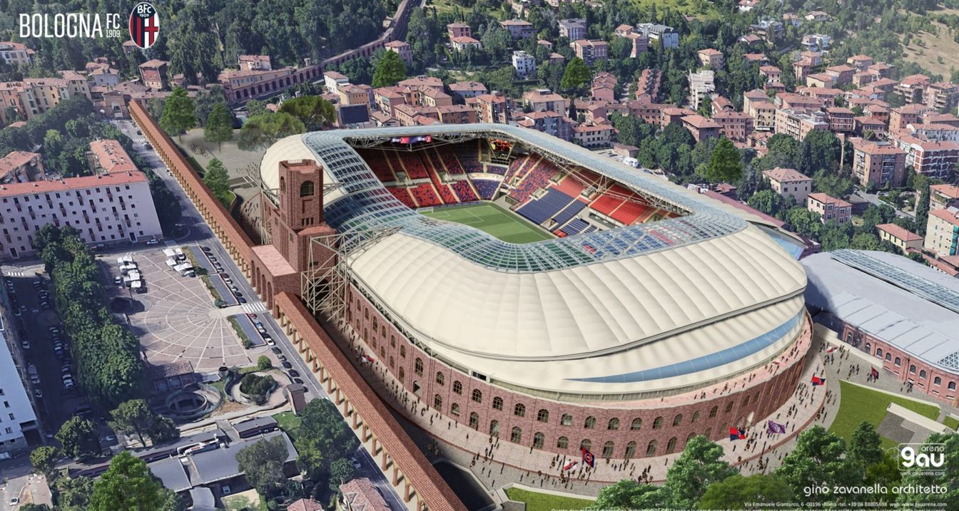 O Bologna é mais um clube italiano a apresentar projeto para ampla  renovação de seu estádio