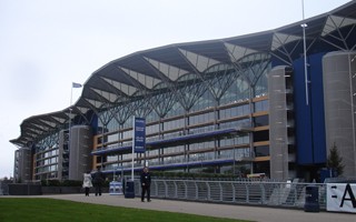 The largest building in Ascot is a stadium, sort of