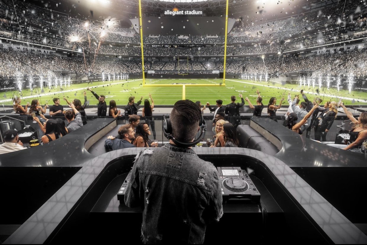 Nightclub at the stadium? Yes, in Vegas –