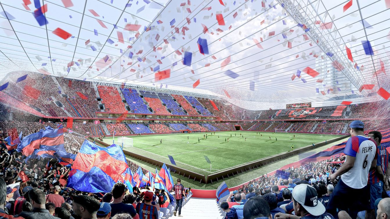 Estadio Gasómetro, home of San Lorenzo in Boedo, Buenos Aires