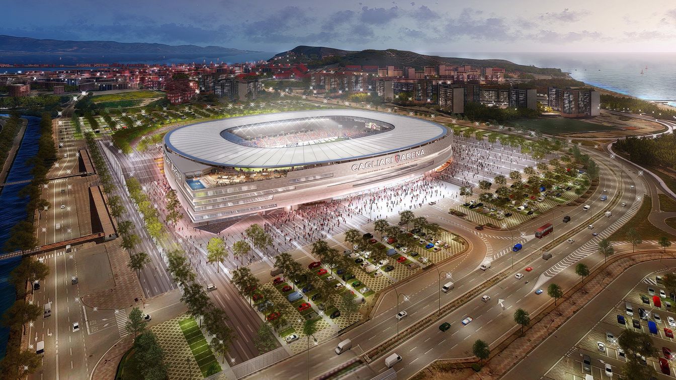 Nuovo Stadio Cagliari, new stadium in Sardegna