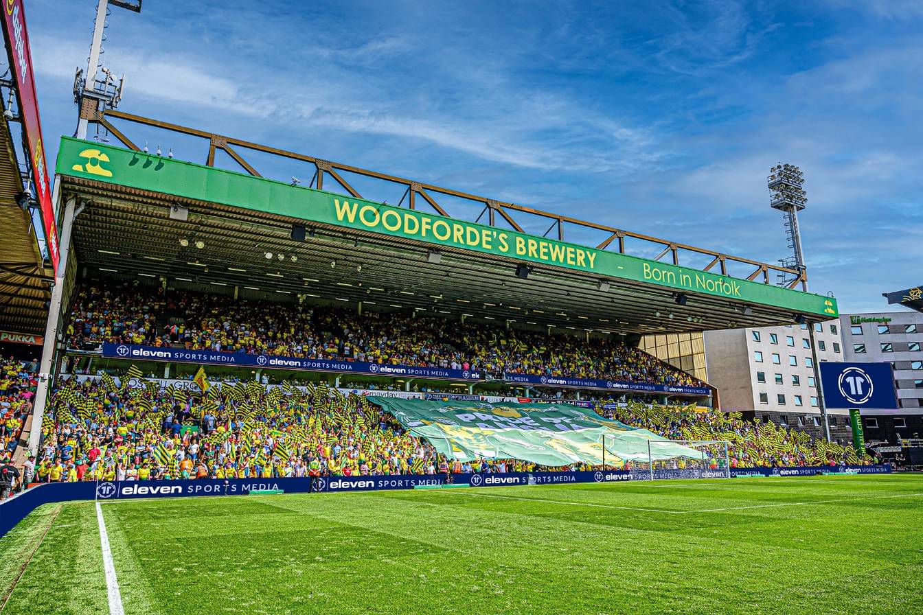 Carrow Road, home to Norwich City
