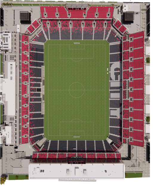 St. Louis City show final seating design