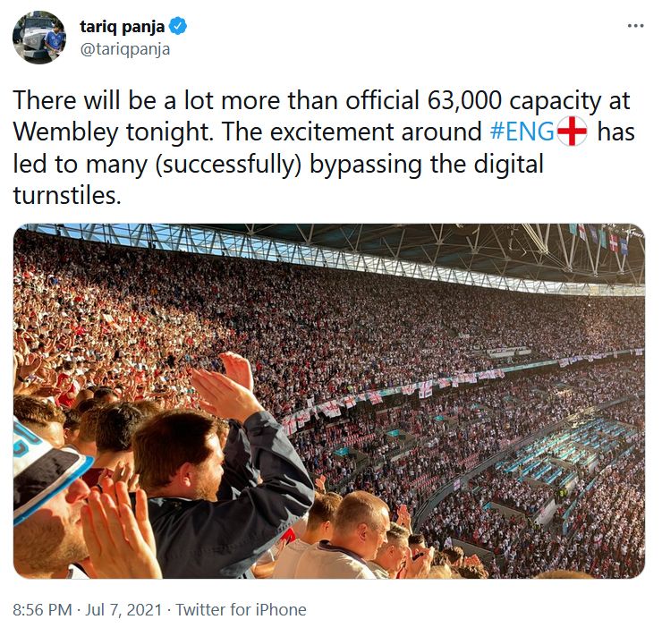 Chaos at Wembley disturbs the final of Euro 2020