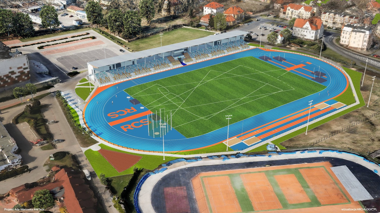 Stadion Lekkoatletyczny RCS w Lubinie