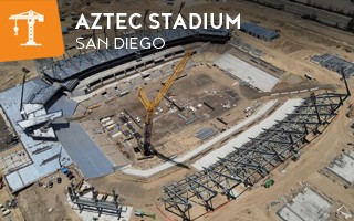 New construction: Aztec Stadium taking shape fast