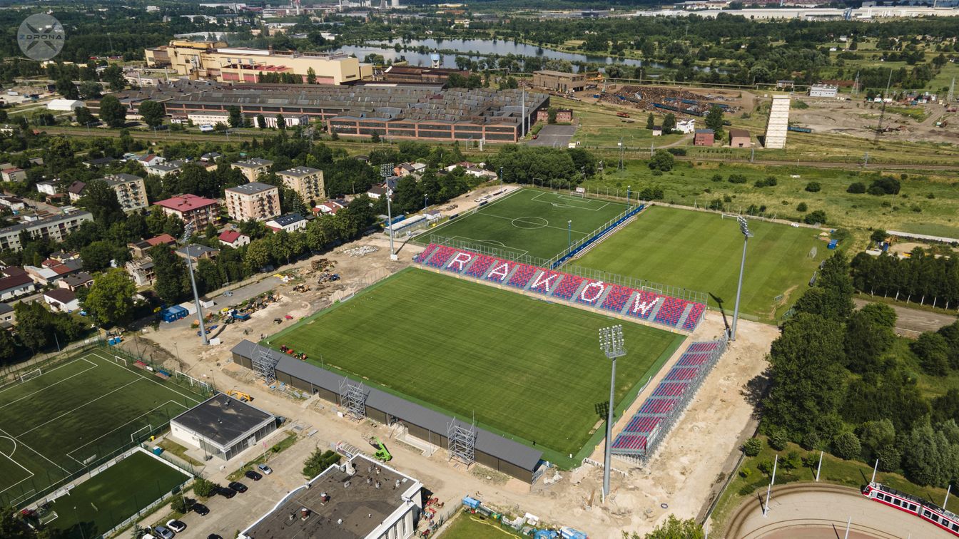 Stadion Rakowa Częstochowa - fotogaleria z budowy