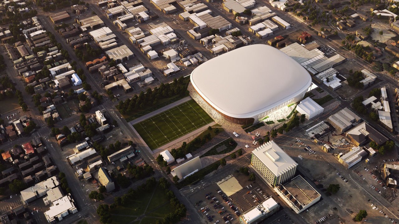 Christchurch new domed stadium