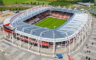 Alkmaar: New roof over AFAS Stadion completed