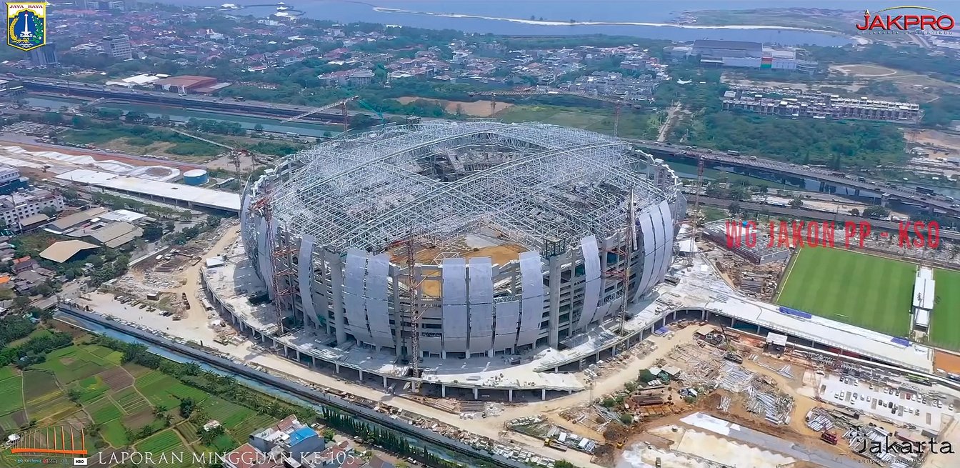 Jakarta International Stadium w Dżakarcie, Indonezja